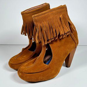 Jeffrey Campbell NavaJo Fringe Boot Heels